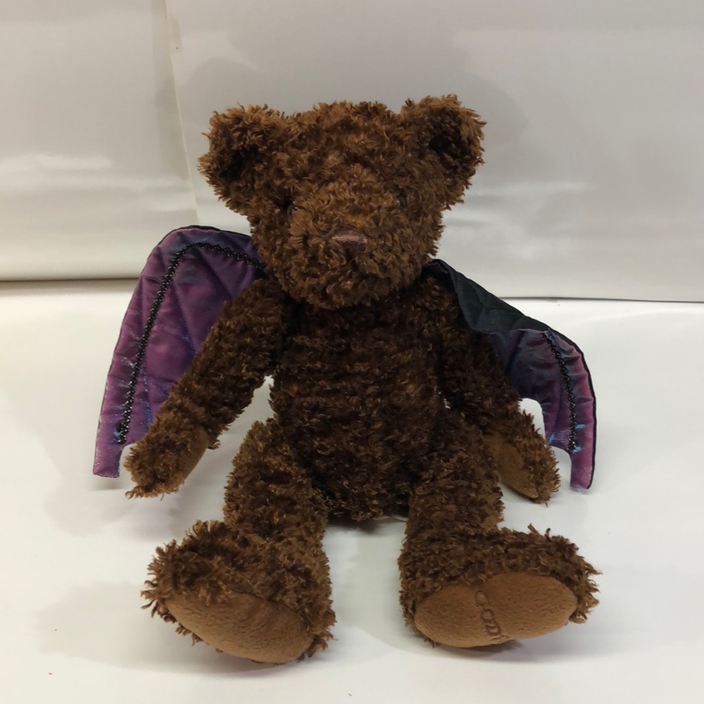 Godiva Plush Teddy Bear with Wings: Brown